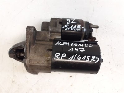 Стартер alfa romeo 147 02' 1.6 16v 102km фото №1