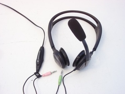 słuchawki z mikrofonem Sennheiser 2x jack