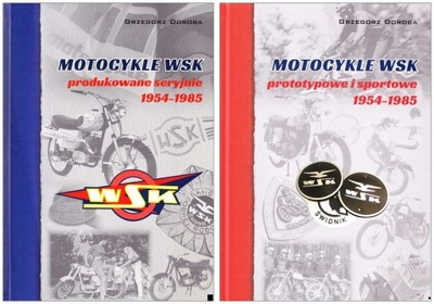 MOTOCYKLE WSK 125 175 seryjne prototypy sportowe album historia Doroba 24h