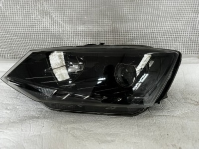 Skoda fabia iii 3 ліва лампа лінза + led фото №1