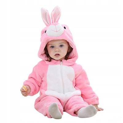 PIŻAMA onesie dla dzieci KRÓLIK 90 cm