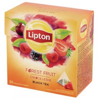 Herbata LIPTON 20 torebek piramidki owoce leśne