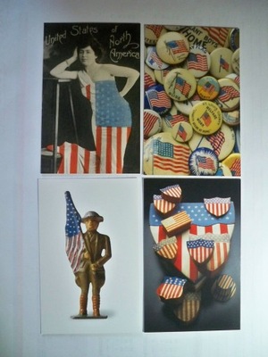 Pocztówki patriotyczne... - 4 pocztówki.