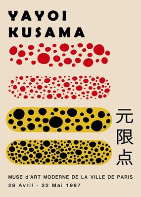 Obrazy plakaty Yayoi Kusama wystawa i druki galeri