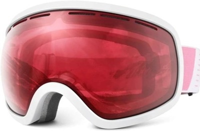 Gogle okulary narciarskie narty snowboard ochrona podwójna soczewka UV400