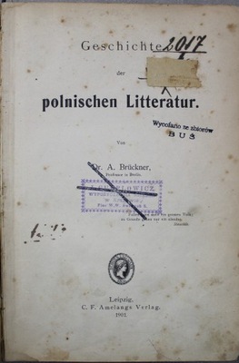 Polnischen Litteratur 1901 r.