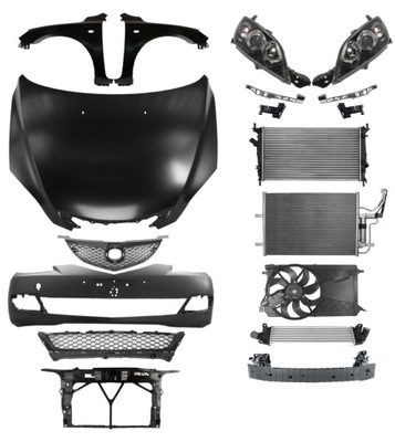 Mazda 3 хетчбек 06-09 капот бампер крила pas фото №1