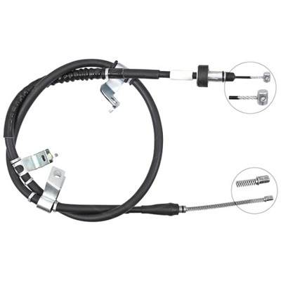 Трос гальма ручного задня do kia picanto фото №1