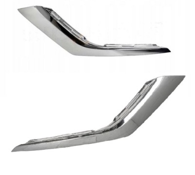 Outlander 15- накладки бампера нижние p + l фото №1