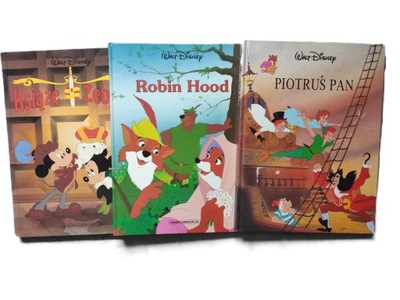 Disney A4 - Piotruś Pan, Robin Hood, Książę i żebrak