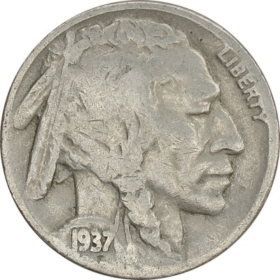 13.USA, 5 CENTÓW 1937 D