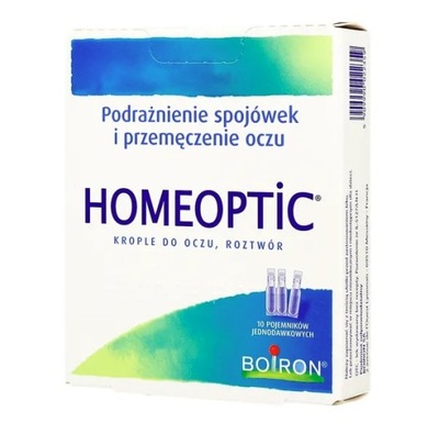 Homeoptic 0,4ml krople do oczu 10szt Boiron
