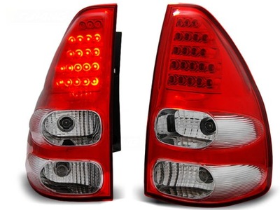 FAROS DIODOS TOYOTA LAND CRUISER 120 03-09 REDWHITE  