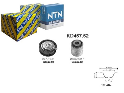 Snr грм kpl. ремень + ролик audi a4 фото №1