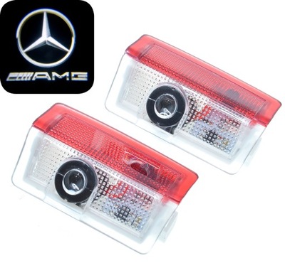 PROYECTOR DIODO LUMINOSO LED LOGOTIPO HD PREMIUM MERCEDES W212 W213 W205 GLE GLC GLA A CLASE  