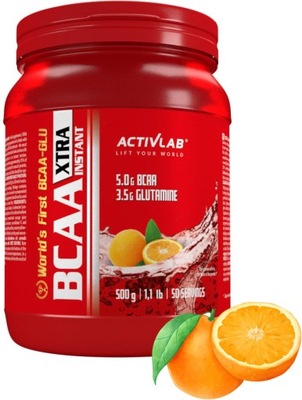 Activlab Bcaa Xtra Instant aminokwasy 500g Orange