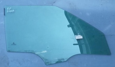 Скло двері правий перед skoda fabia фото №1