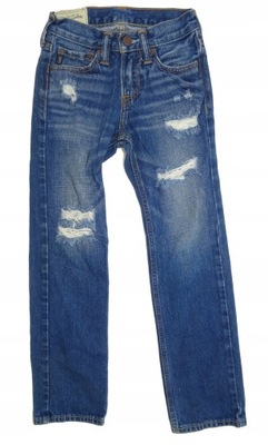Spodnie jeans dziury Abercrombie 8 lat 128 USA