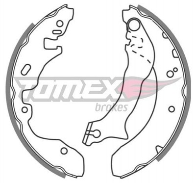WERTAILE 464178 SUBSTITUTO TOMEX TX 20-84 JUEGO ZAPATAS DE FRENADO GS8536  