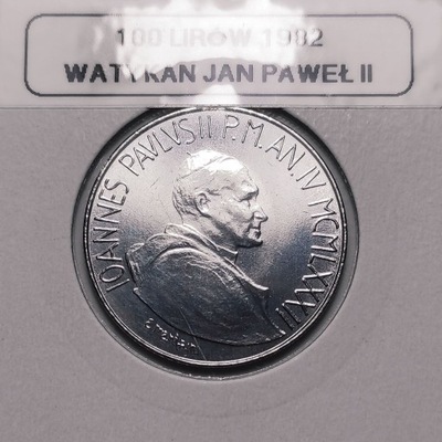 100 LIRÓW 1982 JAN PAWEŁ II - WATYKAN (WAT)