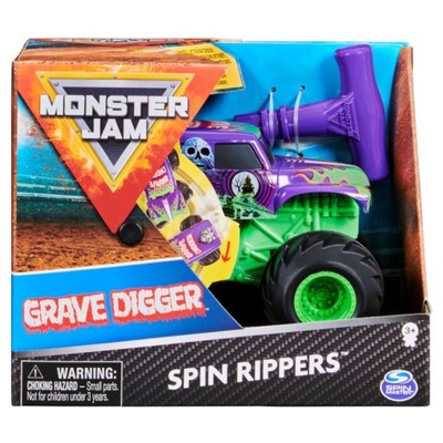 Monster Jam Pojazd Warczące Opony Grave Digger