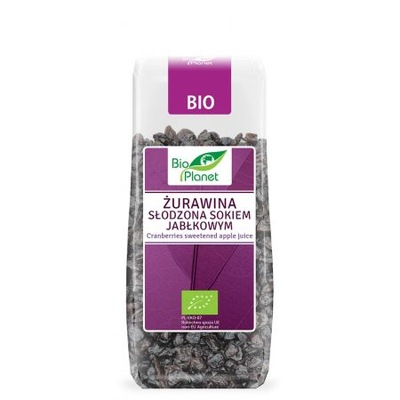 Bio Planet Żurawina słodzona sokiem jabłkowym 100 g Bio