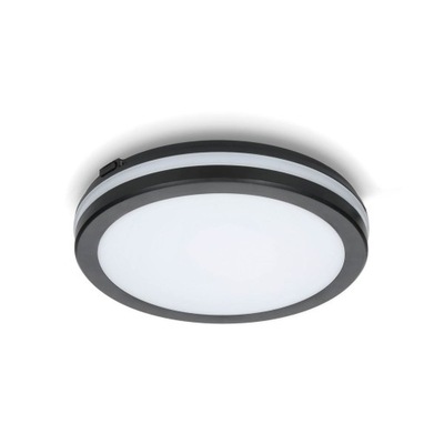 Oprawa LED wewnętrzna 18W CCT okrągła Czarna 30cm regulowana barwa światła