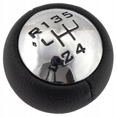 Ручка переключения передач citroen c3 c4 picasso 5b кожа фото №1