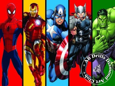 Obraz diamentowy Marvel Superheroes AB haft Avenge