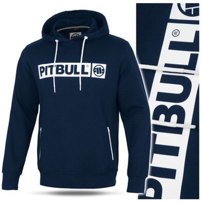 Bluza męska z kapturem kangurka PIT BULL Hilltop r.M