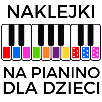 Naklejki nalepki klawisze pianino keyboard organki