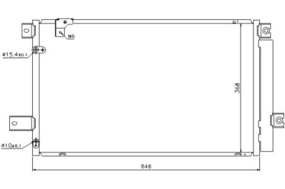 Конденсатор nissens 884500f140 35860 фото №1