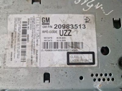 Радіо opel astra j 20983513 фото №1