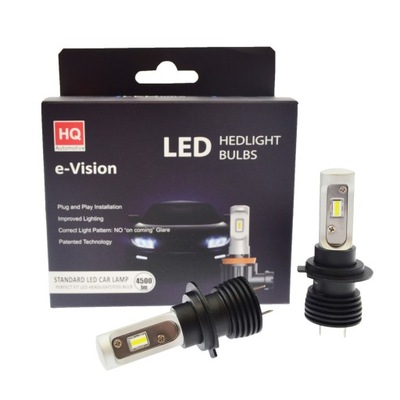 ЛАМПОЧКИ H7 LED (СВЕТОДИОД ) HQ E-VISION 15W 12/24V БЕЛЫЕ 6000K