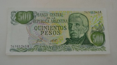 Argentyna - banknot - 500 Pesos