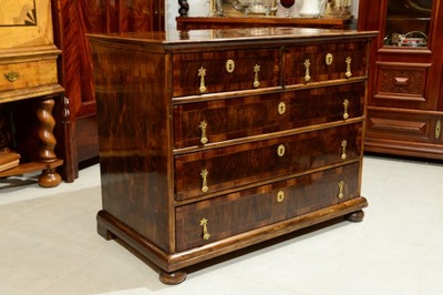 KOMODA BAROKOWA INTARSJOWANA ok 1750r PO RENOWACJI