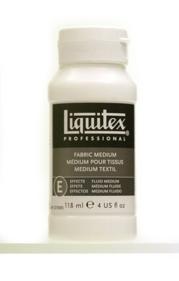 LIQUITEX FABRIC MEDIUM 118ML poprawia przyczepność