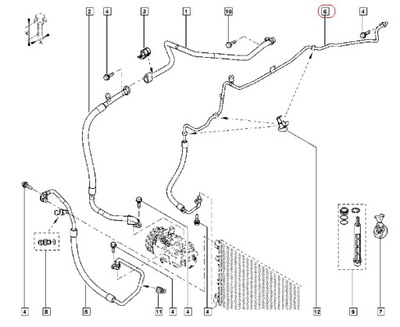Шланг кондиціонера master movano iii 2,3dci 14- фото №1
