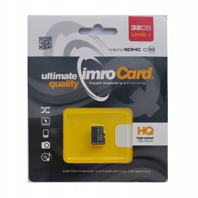 KARTA PAMIĘCI IMRO 32 GB UHS-I MICRO SDHC CLASS 10