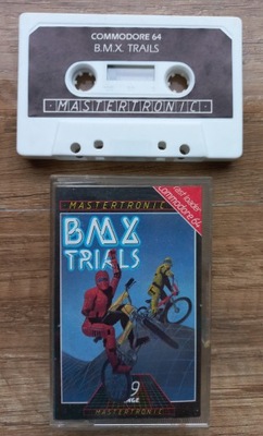 BMX Trails gra prezent Commodore C64 prezent