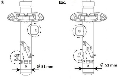 AMORTIGUADOR EXCEL-G 3338005  