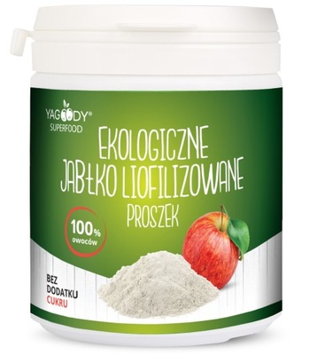 BIO Jabłko liofilizowane w proszku 100% eko 100 g