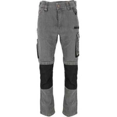 LAHTI PRO TROUSERS ROBOCZE JEANS GRAY STRETCH ZE WZMOCNIENIAMI L4054204  