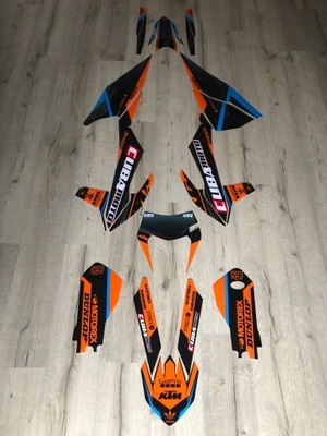 KTM EXC EXC-F 20-23 poszycie siedzenia plus okleina z It CUBAMOTO