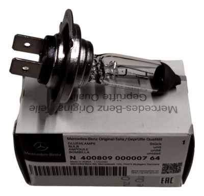 Mercedes лампочка h7 12v оригинал фото №1