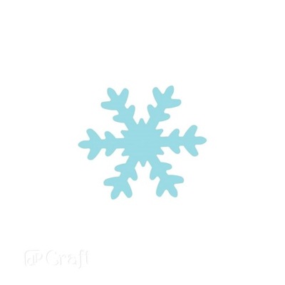 DZIURKACZ OZDOBNY ŚNIEŻYNKA 7, 6CM