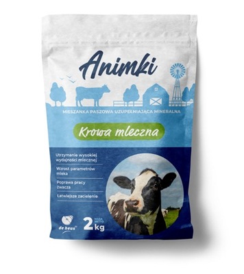 Animki krowa mleczna 2 kg De Heus