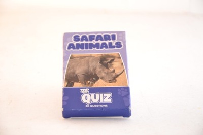 TOP TRUMPS SAFARI ANIMALS QUIZ ZWIERZĘTA