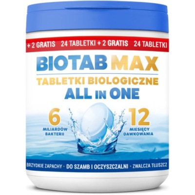 Preparat do szamba tabletki BioTab 0,13 kg