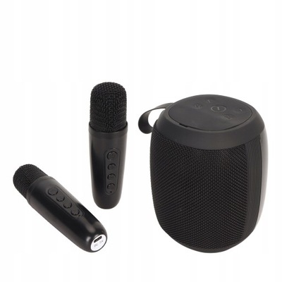 GŁOŚNIK BLUETOOTH MIKROFON KARAOKE CZARNY